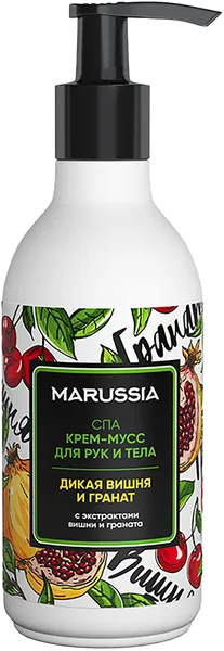 Изображение Крем для рук питательный Маруссия дикая вишня ООО "Орбита СП" п/у, 250 мл