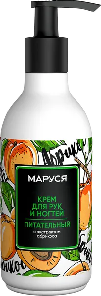 Изображение Крем для рук питательный Маруссия масло абрикоса ООО "Орбита СП" п/у, 250 мл