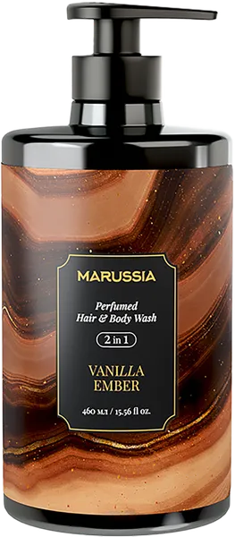 Изображение Гель для душа парфюм Маруссия ванилла амбер 2в1 ООО "Орбита СП" п/у, 460 мл