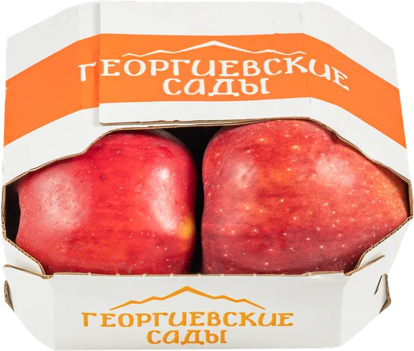 Изображение Фрукт Георгиевские сады яблоко ред чиф Новозаведенское ООО подложка, 4 шт