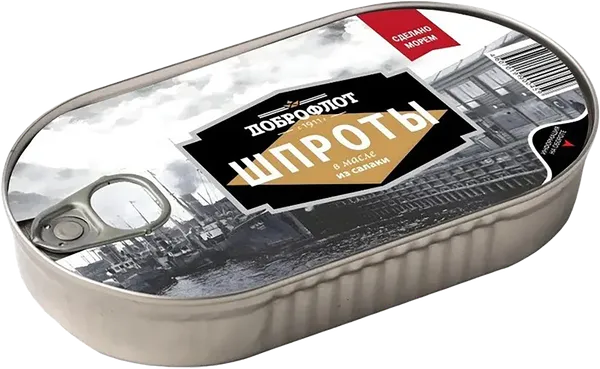 Изображение Шпроты в масле Доброфлот балтийская сельдь Балт Фиш плюс ж/б, 175 г