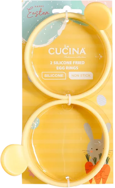Изображение Форма 9см для яичницы Купман желтая силикон Купман Интернэшнл , 2 шт