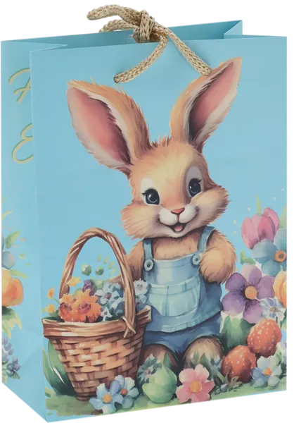 Изображение Пакет 18*23см бумажный Купман пасхальный кролик Купман Интернэшнл , 1 шт