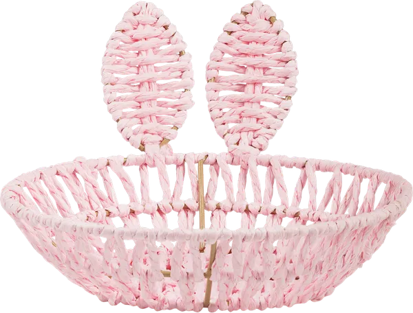 Изображение Корзинка 19см пасхальная Купман с ушками кролика Купман Интернэшнл , 1 шт