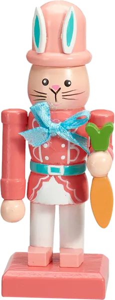 Изображение Подвеска 9см пасхальная Купман кролик-щелкунчик Купман Интернэшнл , 1 шт