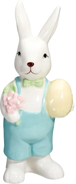 Изображение Фигурка 18см пасхальная Купман кролик в комбинезоне Купман Интернэшнл , 1 шт