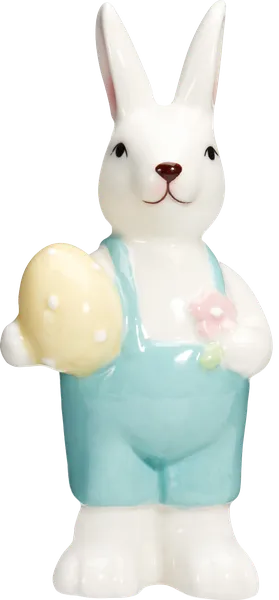 Изображение Фигурка 13см пасхальная Купман кролик в комбинезоне Купман Интернэшнл , 1 шт