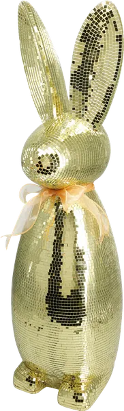 Изображение Фигурка 69см пасхальная Купман кролик диско золотой Купман Интернэшнл , 1 шт