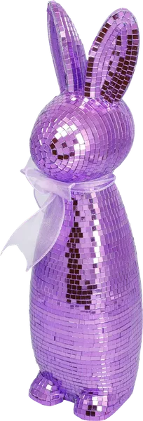 Изображение Фигурка 41см пасхальная Купман кролик диско фиолетовый Купман Интернэшнл , 1 шт