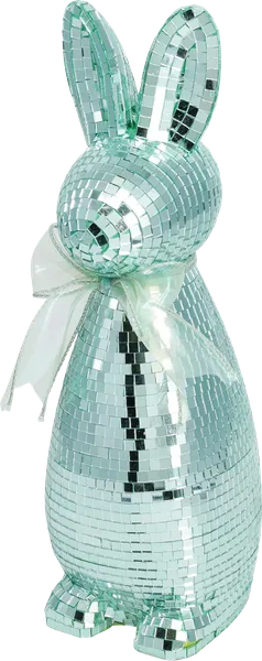 Изображение Фигурка 30,5см пасхальная Купман кролик диско зеленый Купман Интернэшнл , 1 шт