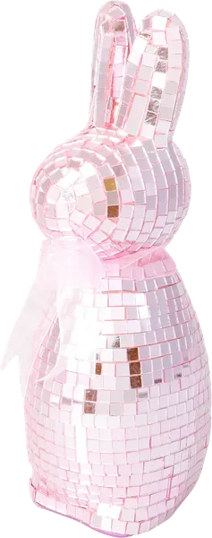 Изображение Фигурка 20,5см пасхальная Купман кролик диско розовый Купман Интернэшнл , 1 шт
