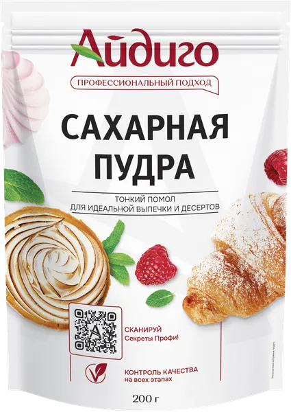 Изображение Сахарная пудра Айдиго Айдиго м/у, 200 г