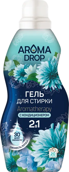Изображение Средство для стирки жидкое Арома Дроп свежесть лотоса 2в1 Ступинский Химический Завод п/у, 1 л