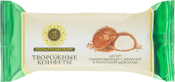 Изображение Десерт творожный 15% в молочном шоколаде Ростагроэкспорт ваниль РостАгроКомплекс м/у, 40 г