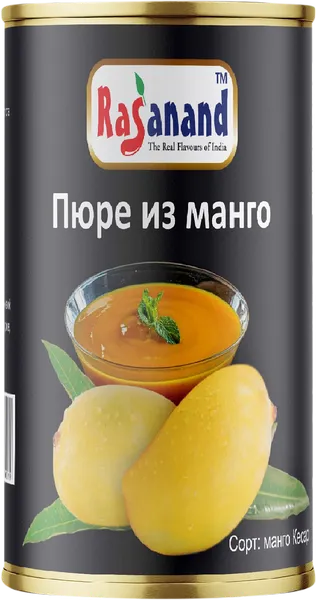 Изображение Манго пюре Расананд Кесар Патсон Фудс ж/б, 450 г