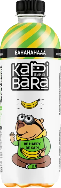 Изображение Напиток газ Капибара банан Бочкаревский пивоваренный п/б, 0,5 л