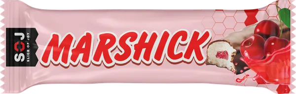 Изображение Маршмеллоу в молочном шоколаде Сожд вишня батончик СОДЖ м/у, 30 г
