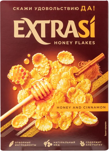 Изображение Хлопья кукурузные Экстраси мед корица Келлогг Рус кор, 250 г