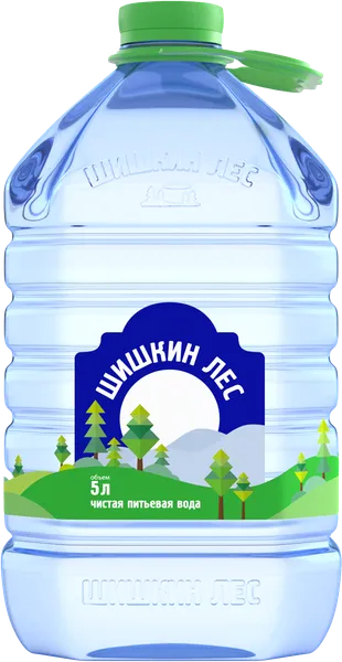 Изображение Вода негаз рН 7,5-8 Шишкин лес питьевая Шишкин Лес Торг п/б, 5 л