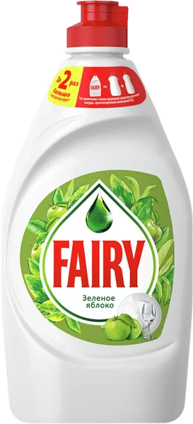 Изображение Средство для мытья посуды Фейри зеленое яблоко Проктер Энд Гэмбл п/у, 450 мл