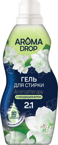 Изображение Средство для стирки жидкое Арома Дроп жасмин и ветивер 2в1 Ступинский Химический Завод п/у, 1 л