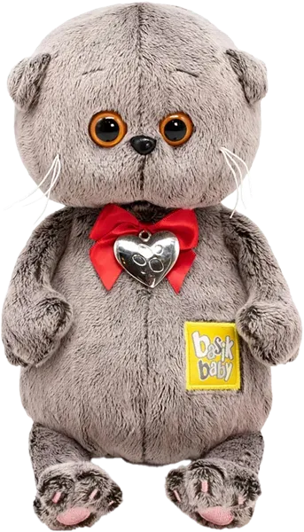 Изображение Мягкая игрушка 20см Будибаса басик бейби с сердцем МПП ООО , 1 шт