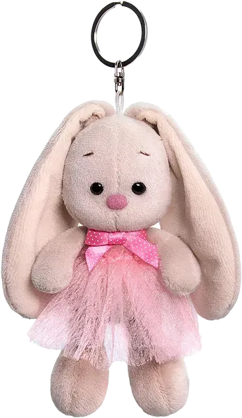Изображение Брелок для ключей Будибаса зайка ми в розовой юбке Джи энд Би , 1 шт