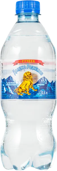 Изображение Вода газ рН 9,5 Долина Родников питьевая Ручеек п/б, 0,5 л