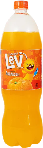 Изображение Напиток газ Сладкий Лев апельсин Ручеек п/б, 1,25 л