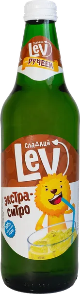 Изображение Напиток газ Сладкий Лев экстра-ситро Ручеек с/б, 0,5 л