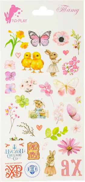 Изображение Набор наклейки татуировки НД плэй Пасха дизайн 10 Вэньчжоу Криэйт п/у, 1 шт