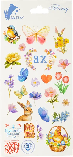 Изображение Набор наклейки татуировки НД плэй Пасха дизайн 8 Вэньчжоу Криэйт п/у, 1 шт