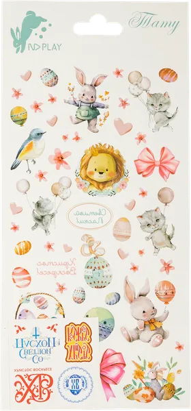 Изображение Набор наклейки татуировки НД плэй Пасха дизайн 4 Вэньчжоу Криэйт п/у, 1 шт