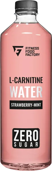 Изображение Напиток газ Л-Карнитин Вотер Клубника-мята Фитнес Фуд Фэктори п/б, 0,5 л
