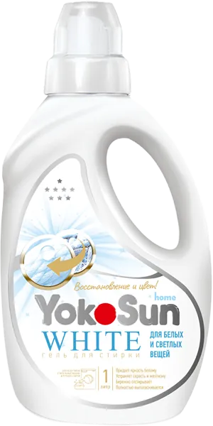 Изображение Средство для стирки жидкое Йокосан белое белье Азия Лайф п/у, 1 л