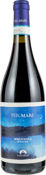 Изображение Вино красное сухое стиль №5 Неро Д Авола Сицилия 2022 Пер Мари Каса ди Грациа с/б, 0,75 л