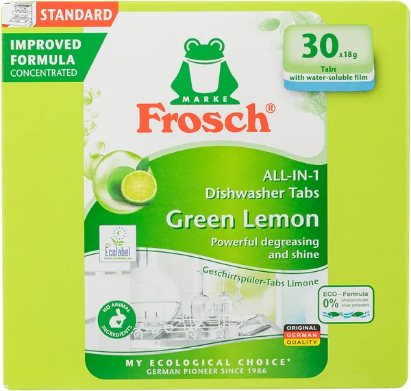 Изображение Таблетки для ПММ Фрош лимон Вернер и Мерц к/у, 30 шт