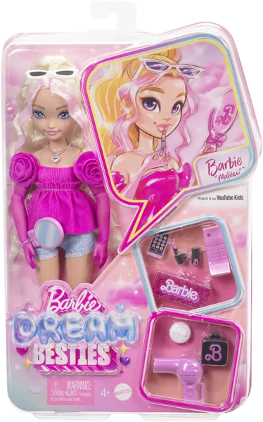 Изображение Кукла 27см Барби малибу с аксессуарами Маттэл к/у, 1 шт