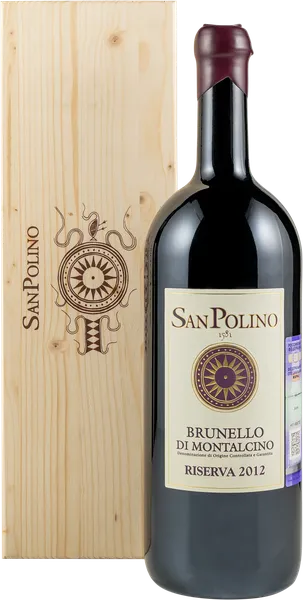Изображение Вино красное сухое стиль №5 Санджовезе Брунелло ди Монтальчино Ризерва 2012 Сан Полино п/у, 1,5 л