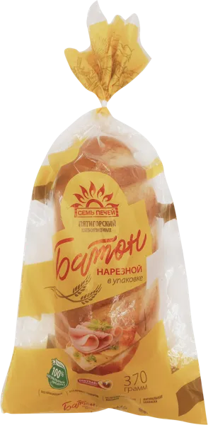 Изображение Батон пшеничный Нарезной Пятигорский ХК м/у, 370 г