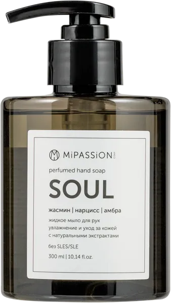 Изображение Мыло жидкое для рук парфюм Мипэшн жасмин нарцисс амбра ООО "Мипешн" п/у, 300 мл