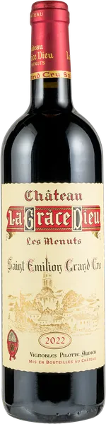 Изображение Вино красное сухое стиль №3 Мерло Каберне Сент-Эмильон Дье Ле Мену Гран Крю 2022 Шато Ла Грас с/б, 0,75 л