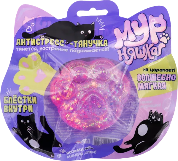 Изображение Игрушка антистресс Фанки тойс кошачья лапка ассорти Шанту Шенгай п/у, 1 шт