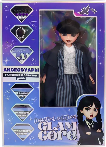 Изображение Кукла шарнирная 25см Глам кор венди в школьной форме Шанту Шенгай п/у, 1 шт