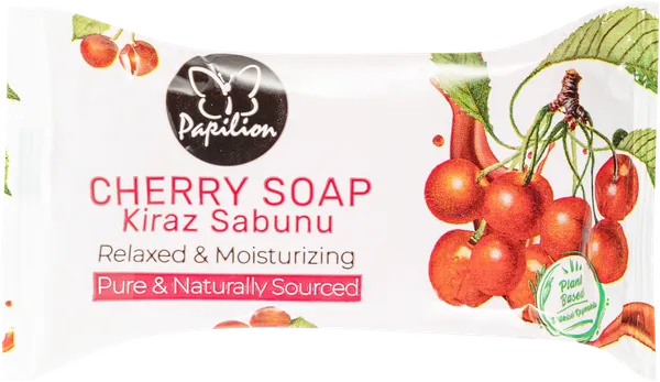 Изображение Мыло туалетное для рук и тела Папильон аромат вишни Ар Кагит м/у, 80 г