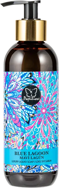 Изображение Мыло жидкое для рук Папильон голубая лагуна Ар Кагит п/у, 300 мл