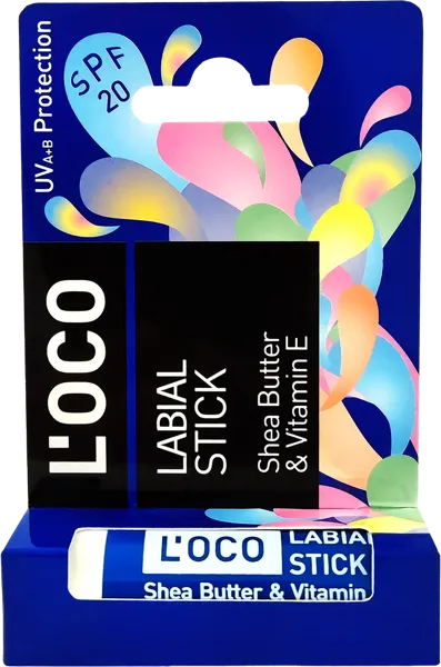 Изображение Бальзам для губ солнцезащитный Локо масло ши витамин е 5,1г ДКП Хемигал к/у, 1 шт