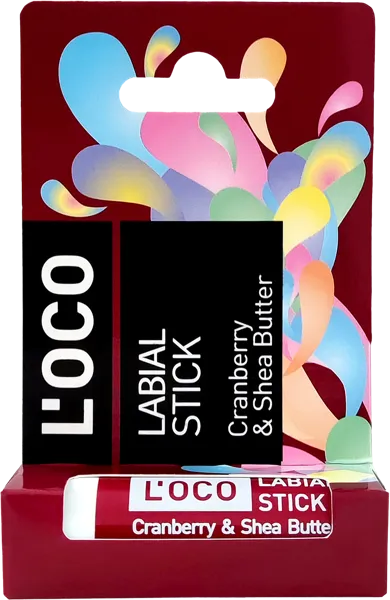 Изображение Бальзам для губ оттеночный Локо клюква масло ши 5,1г ДКП Хемигал к/у, 1 шт