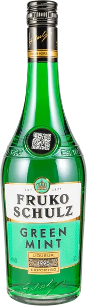 Изображение Ликер 24 % Фруко Шульц зеленая мята Ладога Группа с/б, 0,7 л