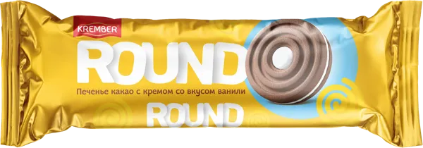 Изображение Печенье песочное Крембер Рондо шоколад и ваниль Альмерро м/у, 70 г